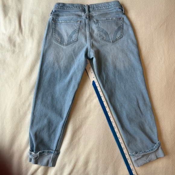 Hollister Blue Boyfriend Vintage Stretch Jeans distressed - Picture 4 of 7